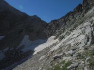 la Bassa della Lausa con la casermetta distrutta sulla dx