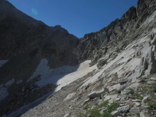 la Bassa della Lausa con la casermetta distrutta sulla dx