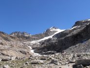 03 - prima di arrivare al ghiacciaio seguire le morene a sx, non il nevaio