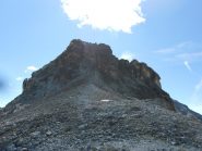 il canalino di accesso alla cresta