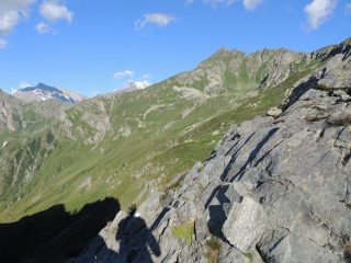 Il Pizzo Straciugo dalla bocchetta a 2180 m