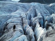 parte bassa e comoda del ghiacciaio iniziale