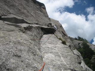 Jacopo in sosta.