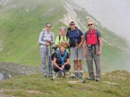 foto di gruppo al Colle St. Rhémy...