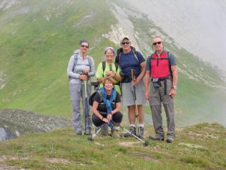 foto di gruppo al Colle St. Rhémy...
