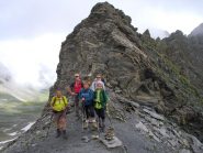 foto di gruppo al colle Des Ceingles....