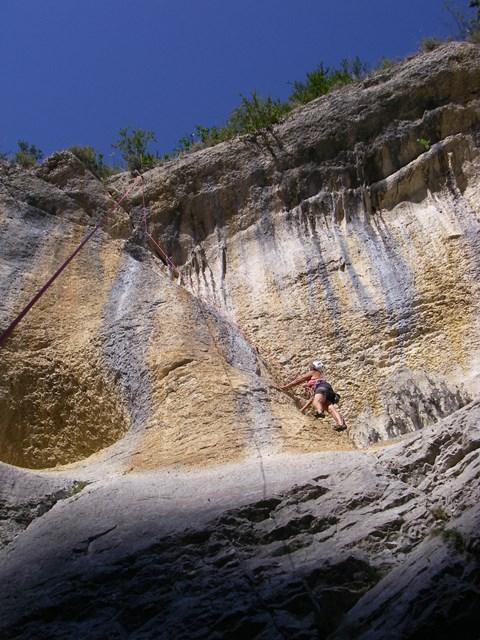 Carla su Viol de l'Oreillard (6a/b)
