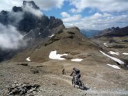 discesa dalla Tete de la Frema