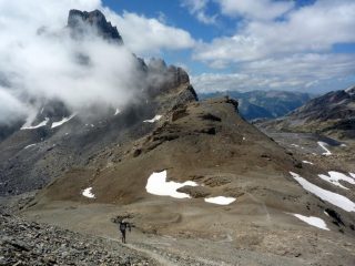 Portage verso la Tete de la Frema