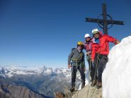 in vetta al Taschhorn