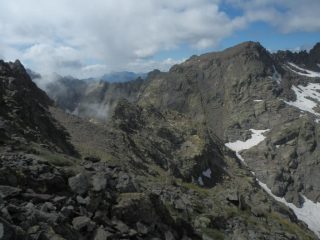 salendo, uno sguardo indietro sulle cenge