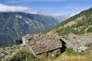 panorama verso il Pelvo d'Elva dalle Grange Cruset