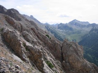 vista sulla Valle ed il Colle d'Ayes