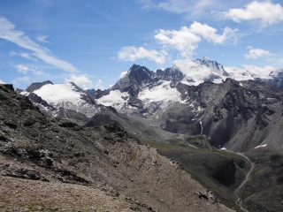 Panorama sul gruppo del Gran Paradiso