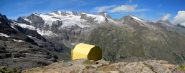 dal bivacco sul gruppo del gran paradiso
