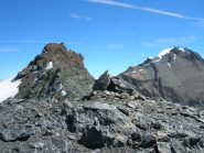 Ciamarella e Piccola Ciamarella viste dalla Chalanson: le tre cime della traversata