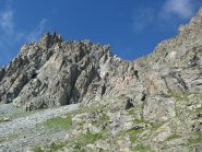 Salendo al passo Sagnette 