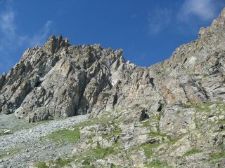 Salendo al passo Sagnette 