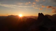 Tramonto dal rif Nuvolau