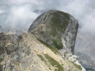 la bizzarra forma sferica della cima