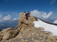 cresta verso il Giusalet