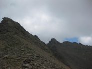 la cresta verso l' Ubac