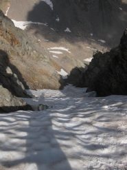 il canalino dalla forcella