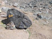 punto dove inizia la traccia verso la Nera