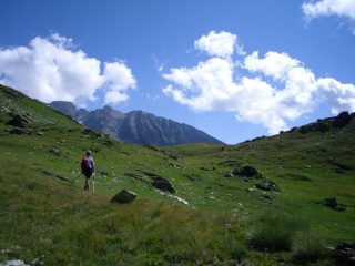 raggiunto il colletto sotto la vetta...