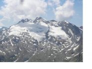Il ghiacciaio dello Chateau Blanc..