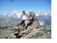  Con Franco in cima alla Torre del Tighet nella fase 2, e il Bianco a chiudere lo sfondo.. 