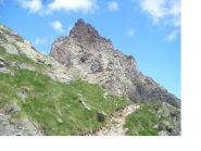 La Becca Tailla' versante di discesa, dai pressi del Col Crosatie..