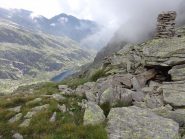 Lago nero dal passo dell' Alpuggio