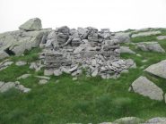 I resti della baita di Terrin Vecchio