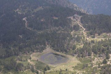 Chalet du Cortalets e piana circostante 