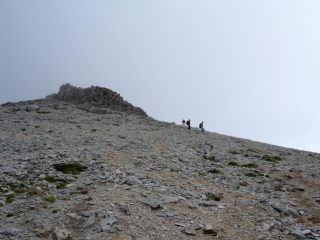 In discesa dal Cervet