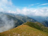 la cresta verso la val Corsaglia