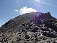 dal colle l' ultimi 300 metri di dislivello
