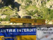 segnaletica alla partenza