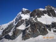 Breithorn occidentale visto dal rif. Teodulo 3317mt.