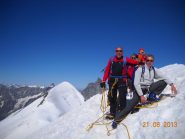 sul Breithorn centrale 4160mt.