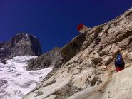 Ultimo tratto con le corde fisse