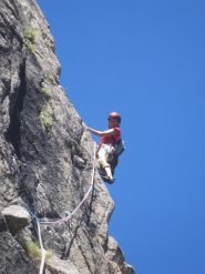 Roccia su L10 uno dei tiri più belli 