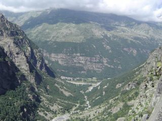 veduta della Val Grande dall'ultima sosta