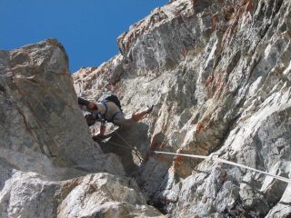 Io nel bel camino del 4° tiro