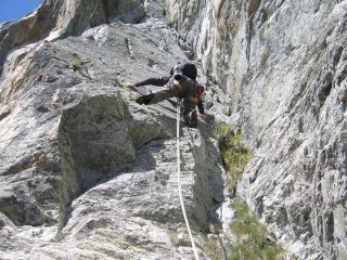 Riccardo alla partenza del 5° tiro