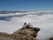 Pedalando sopra le nuvole....