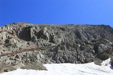 Percorso di salita