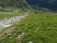 Il greto da seguire al ritorno