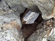 Buco di Faller visto dalla Val Sesia